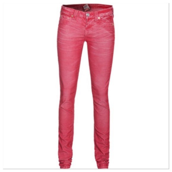 True Religion Red Skinny Shannon - Picture 2 of 5